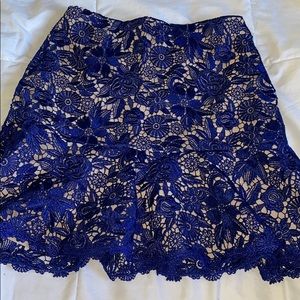 Beautiful royal blue skirt